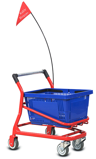 H Series Plastic Shopping Cart